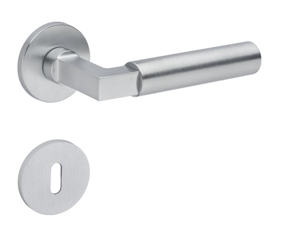 R09 Bauhaus Türgriff Chrom matt
