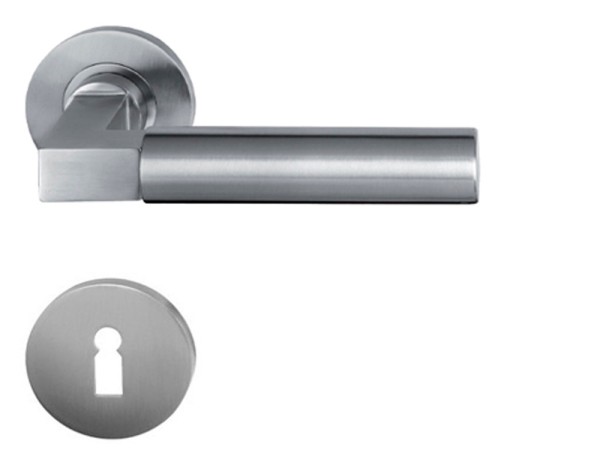 R09 - Bauhaus Türgriff Edelstahl massiv