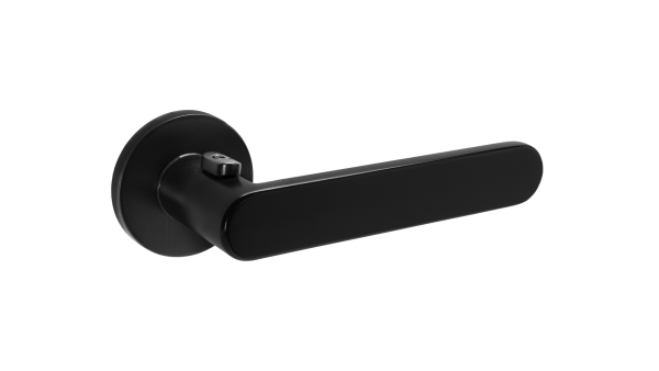 R25 Privacy Black schaltbarer Türgriff mit Schliessfunktion