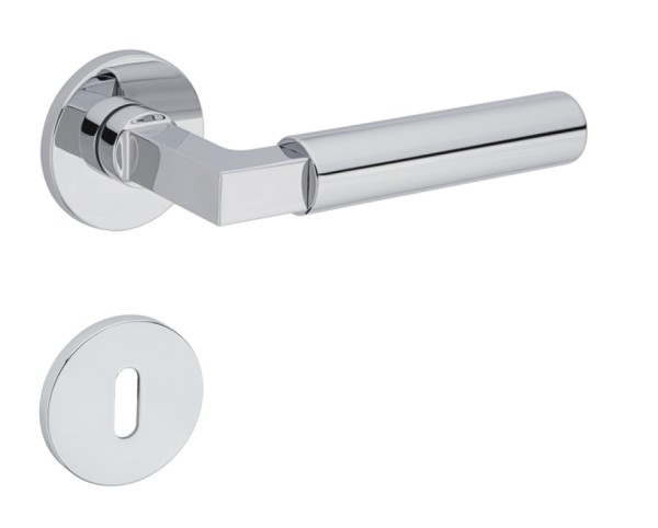 R09 Bauhaus Türgriff Chrom glänzend