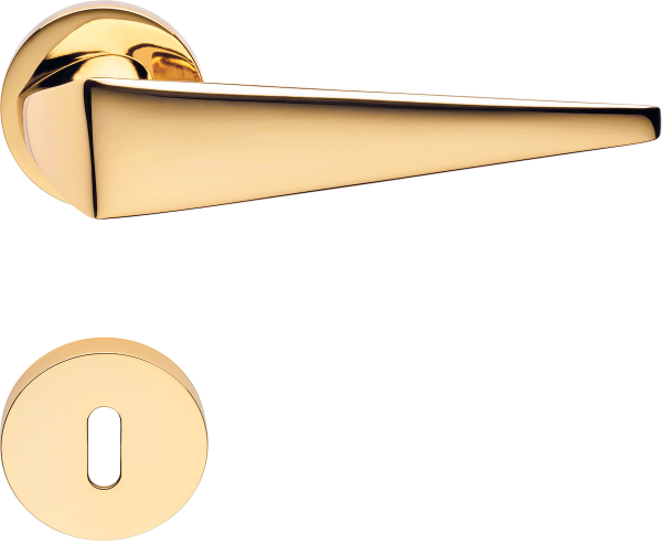 R38 Türgriff Messing poliert