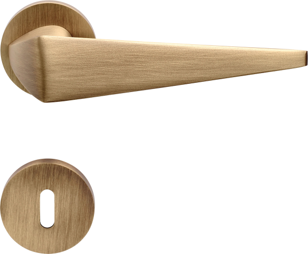 Türklinke Messing massiv patiniert